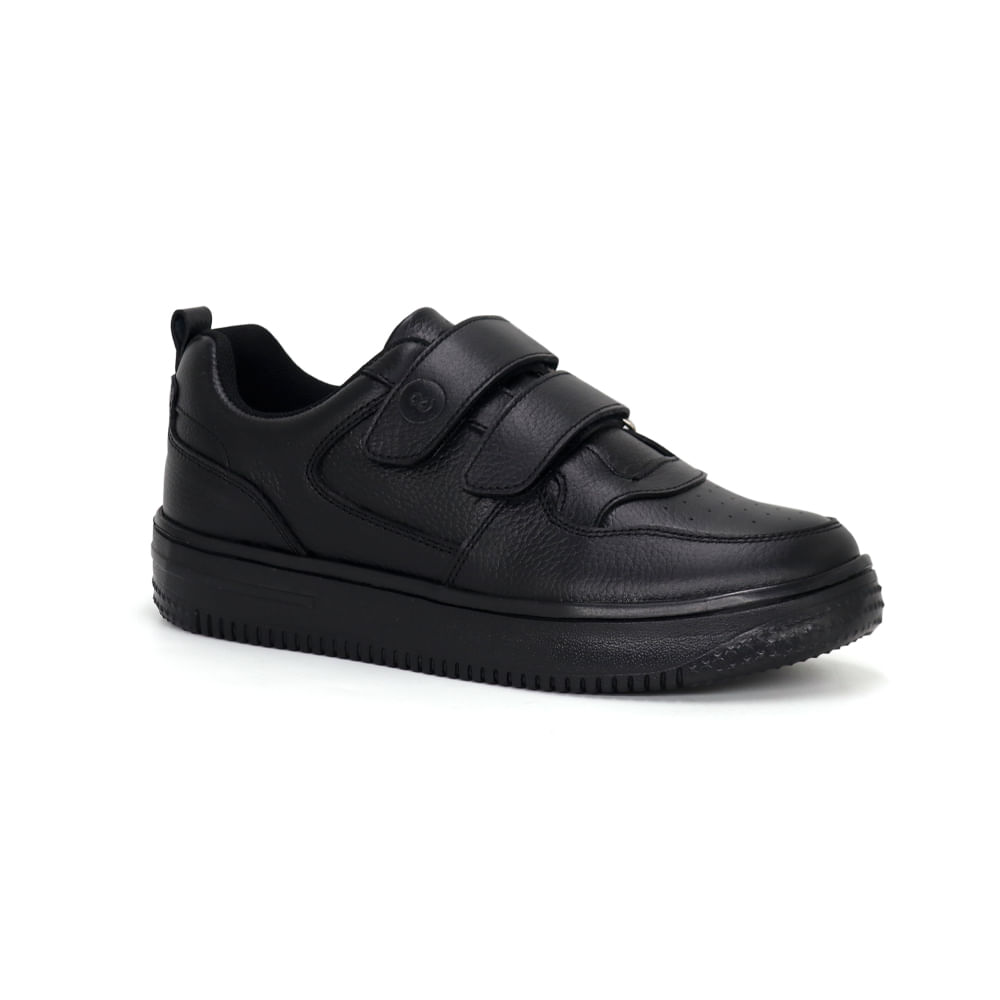 Zapatillas Escolares Cuero JA25-CG869N NEGRO 30