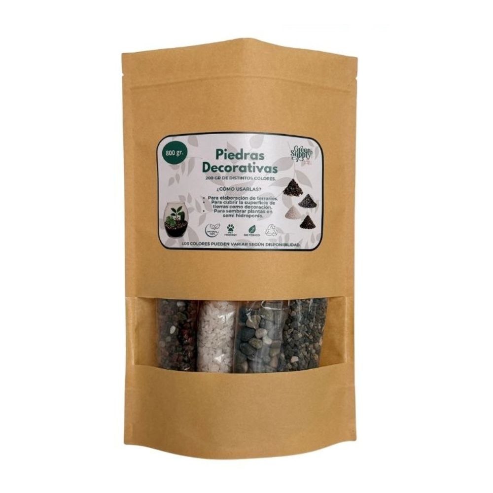 Mix Piedras Decorativas 820g Green Supply