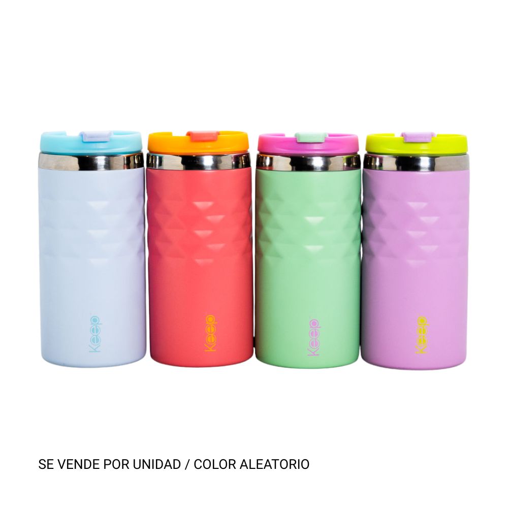 Mug Diamond Doble Pared 350ml Keep - Color Aleatorio