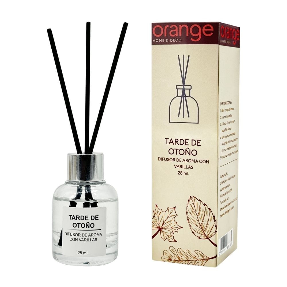 Difusor de Varillas Aroma Tarde de Otoño 28ml Orange