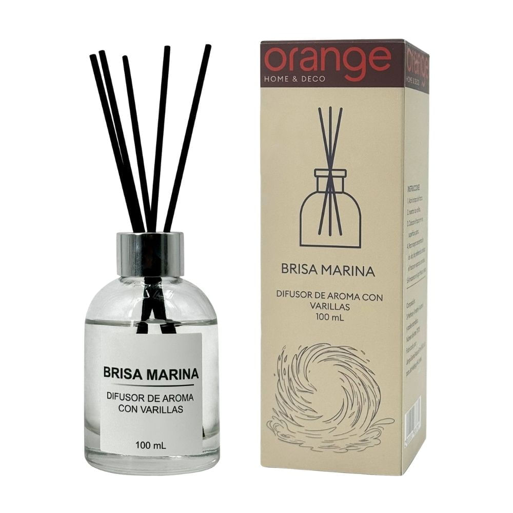 Difusor de Varillas Aroma Brisa Marina 100ml Orange