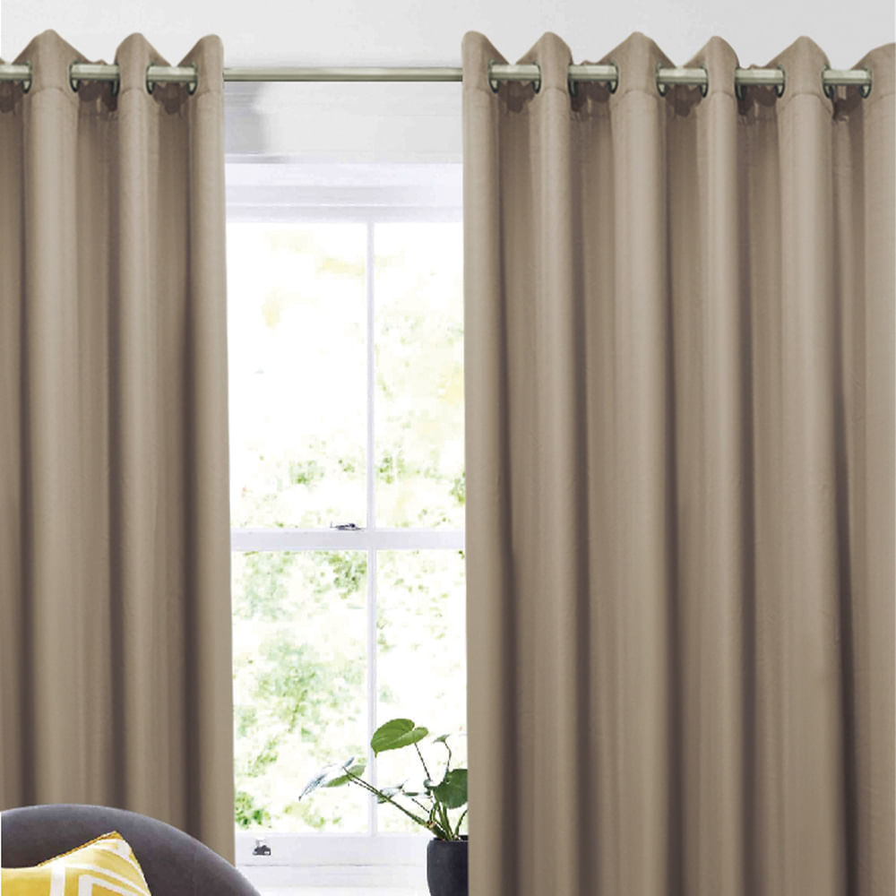 Cortina Blackout 140x220cm Pimienta Orange