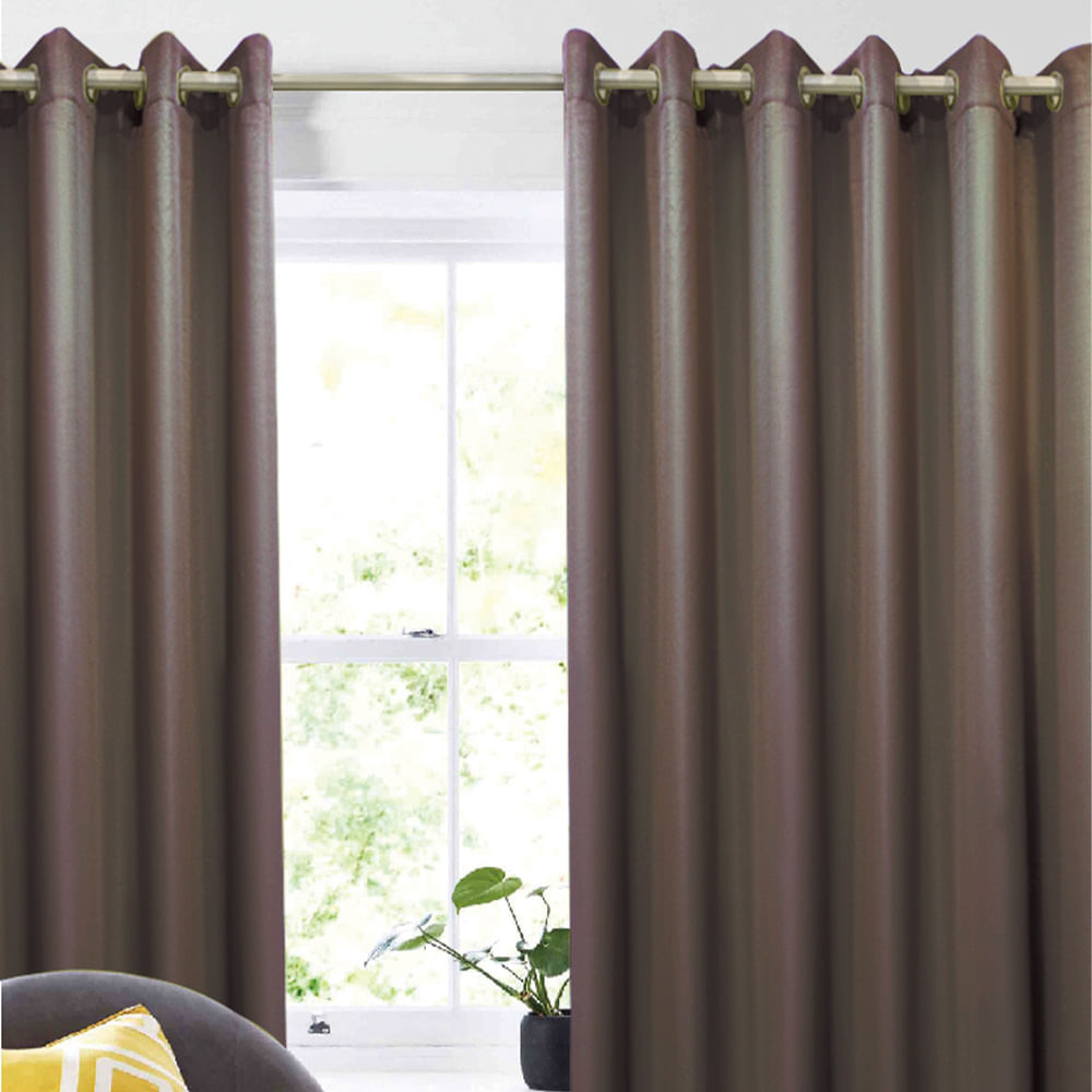 Cortina Blackout 140x220cm Acero Gris Orange