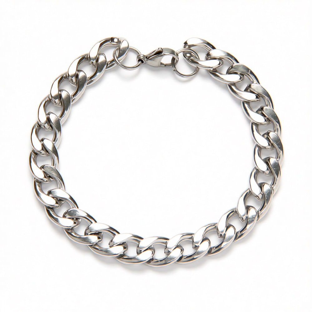 Pulsera En Acero Inoxidable Acabado Lomo De Corvina