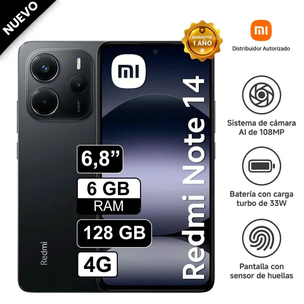 REDMI NOTE 14 - 6GB - 128GB