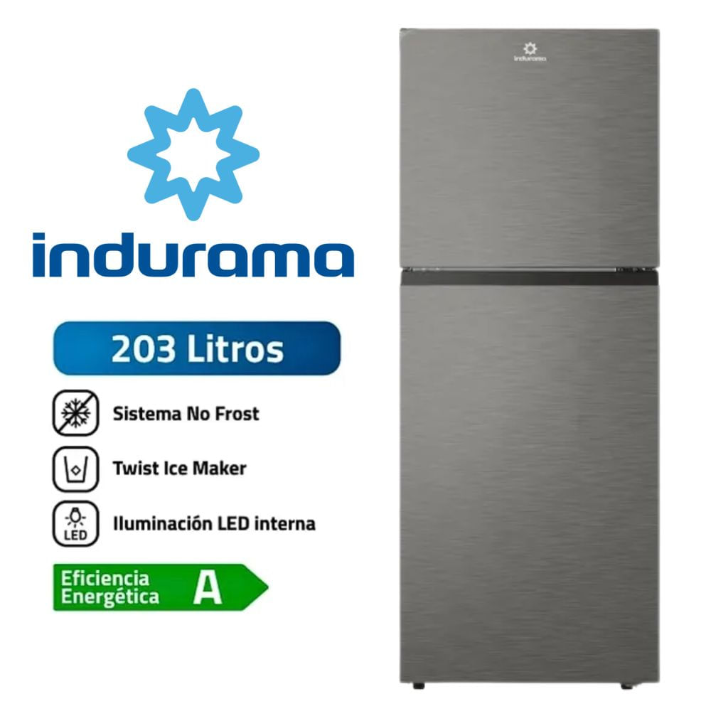 REFRIGERADOR 203LT INDURAMA COLOR CROMA MOD RI-359I
