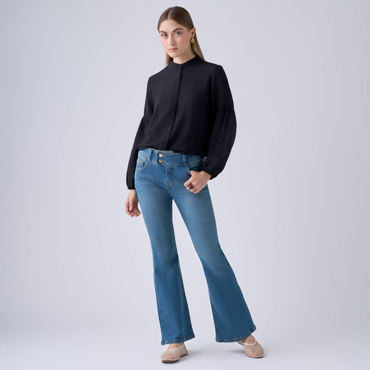 Jean Mujer Flori Hypnotic Flare