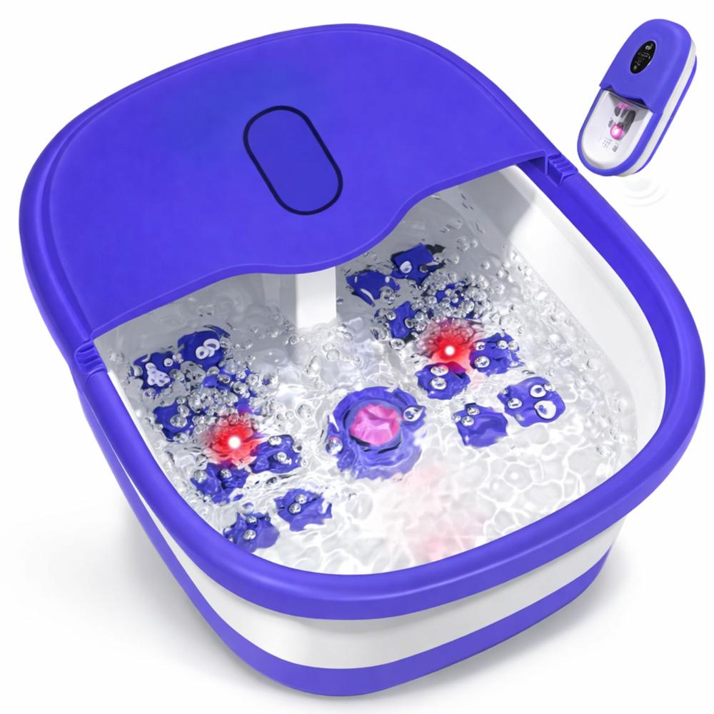 Masajeador Plegable Para Spa de Pies con Calor Infrarrojo Hidromasaje