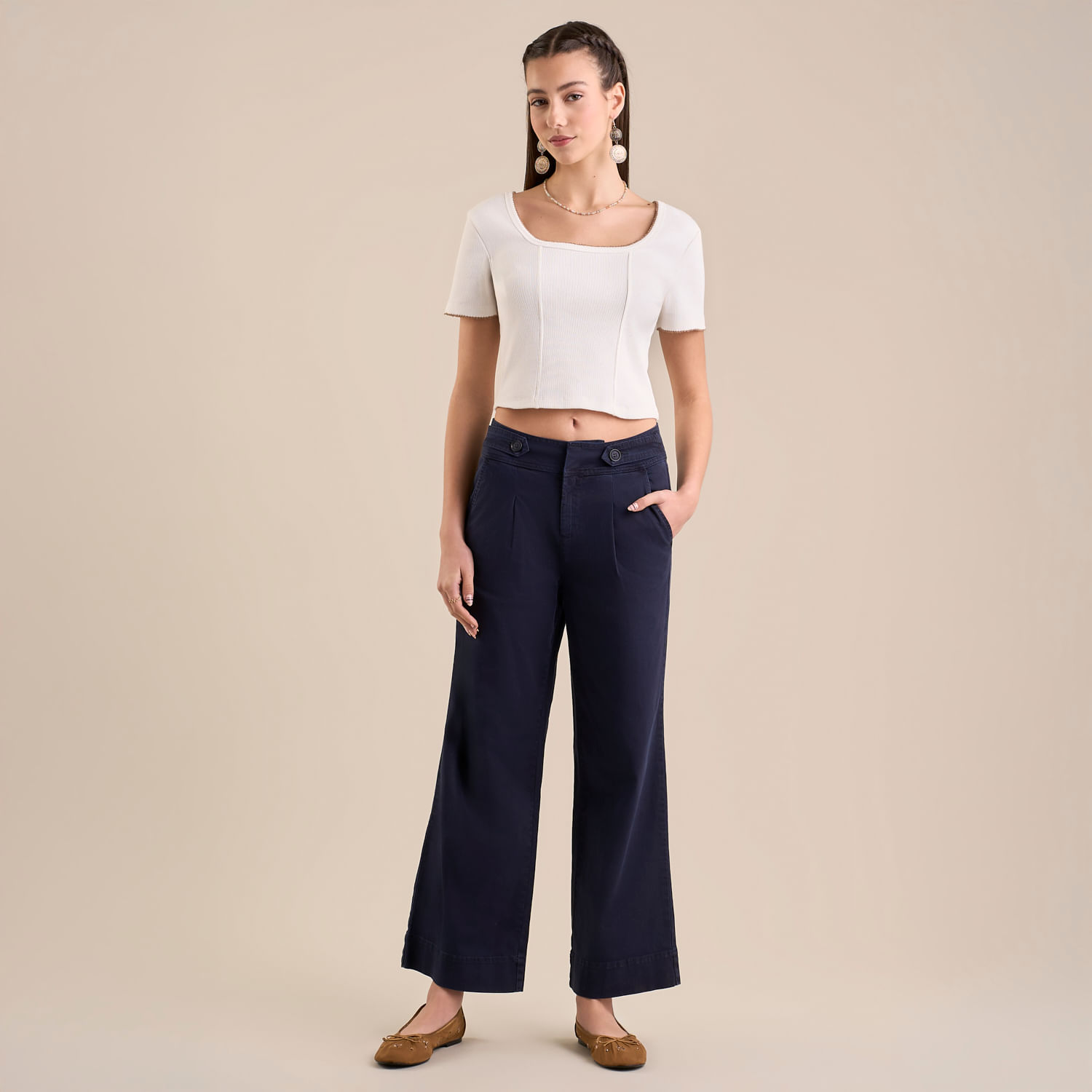 Pantalón Mujer Preti Amc Slouchy
