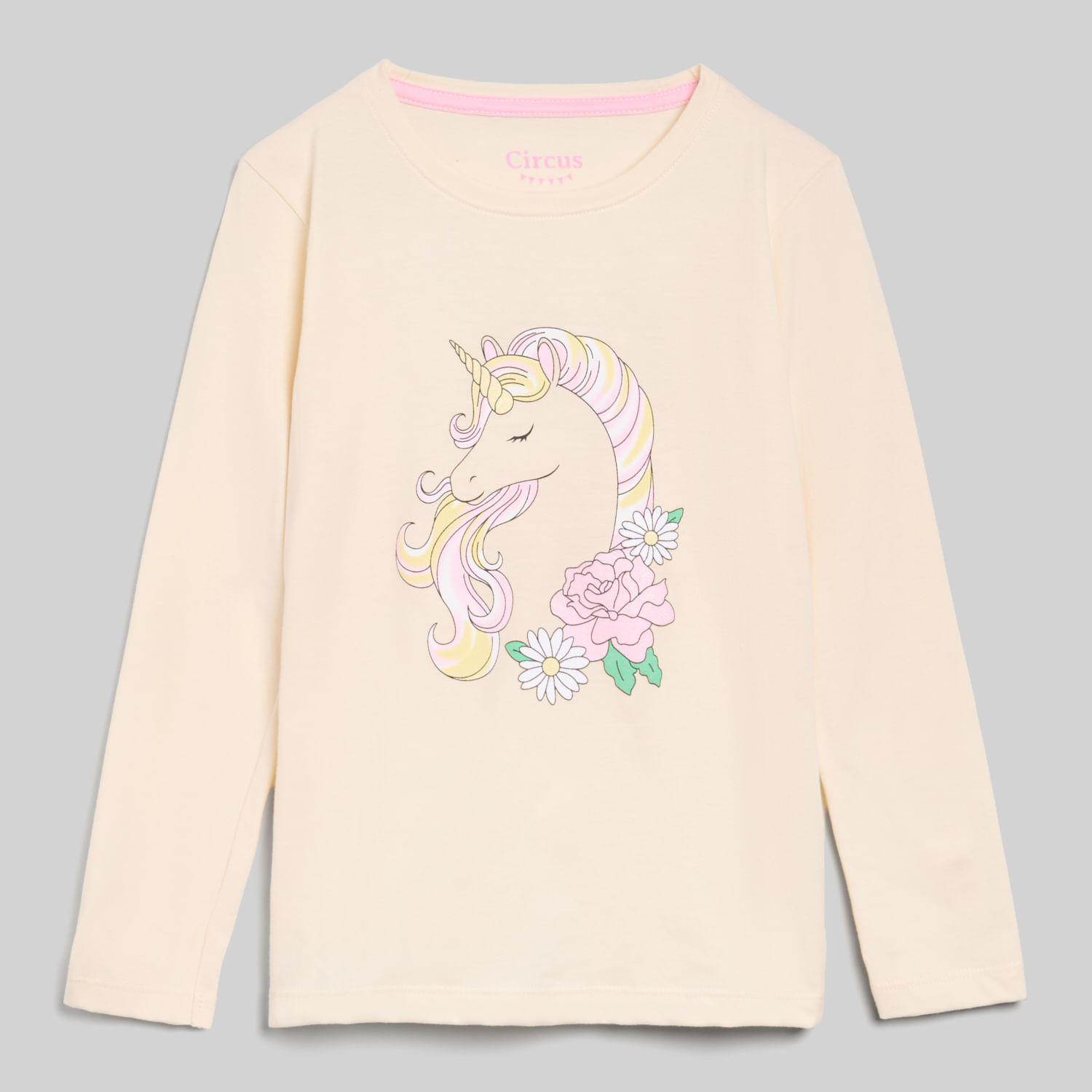 Polo Manga Larga Para Niña Circus