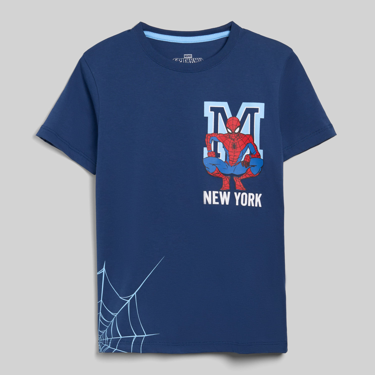 Polo Manga Corta Para Niño Msm-5306 Spiderman