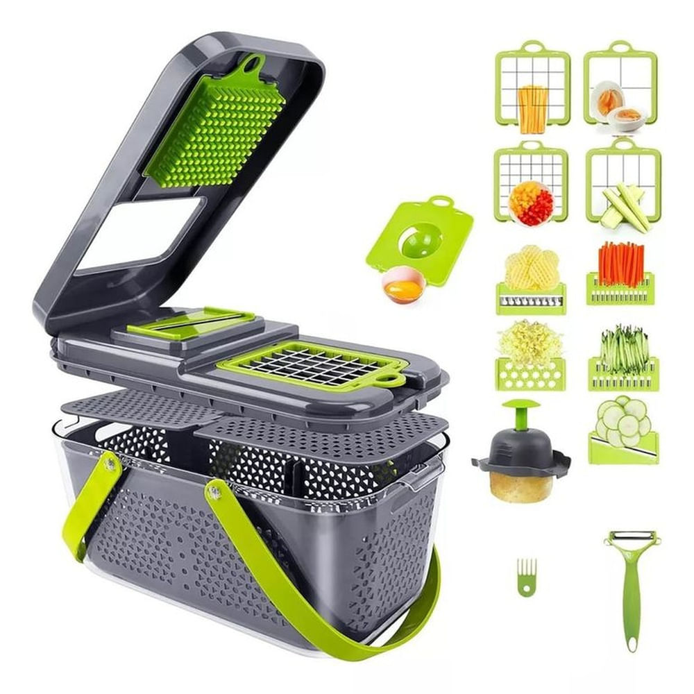 PICADOR DE VERDURAS MULTIFUNCIONAL