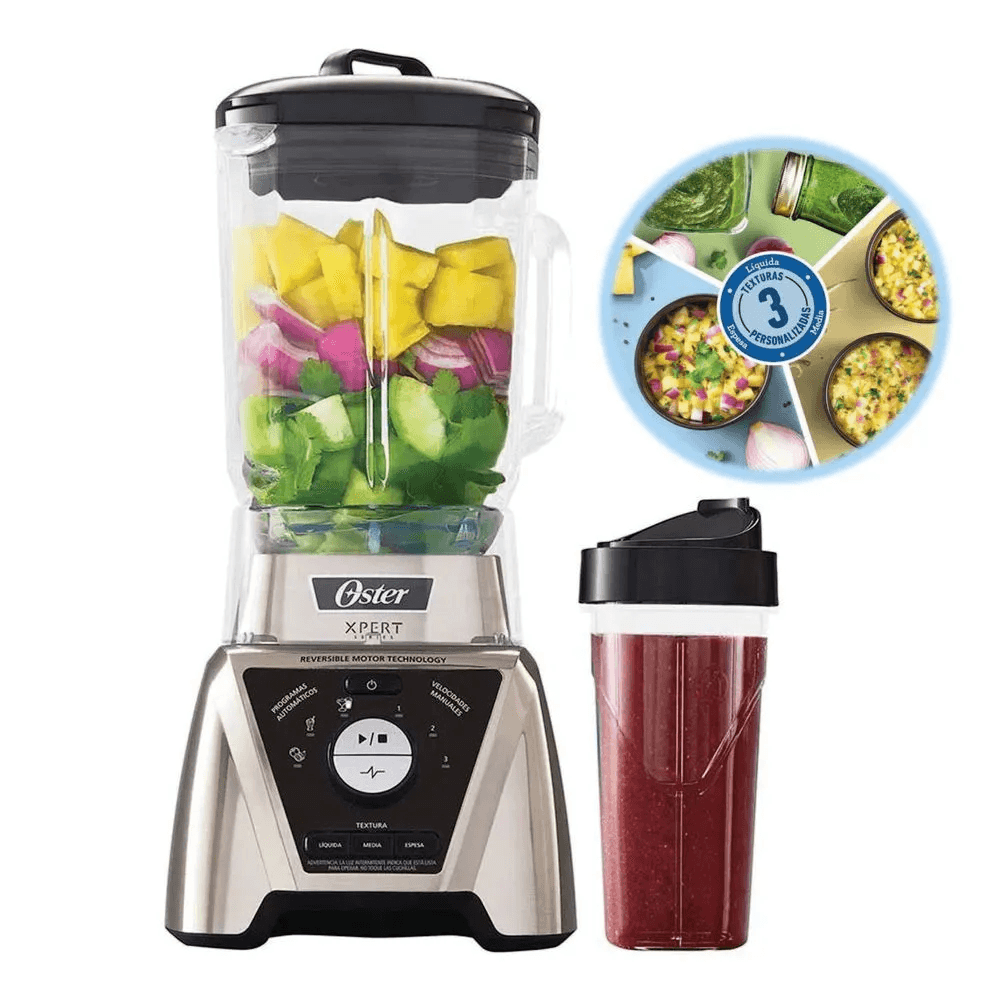 Licuadora Xpert con vaso Blend n Go Oster BLST3B CPG Vaso Vidrio 2 L