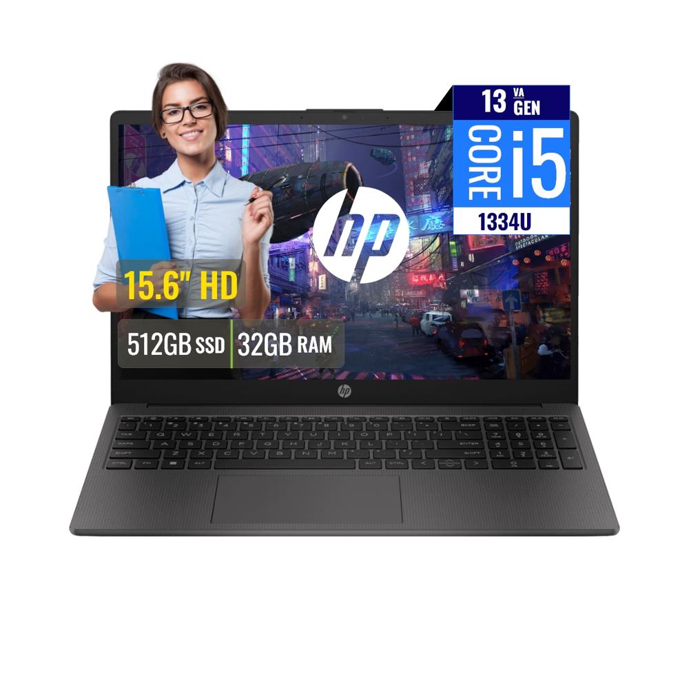 Laptop HP 250 G10 Intel Core i5 1334U 32GB RAM  512GB SSD 15.6 HD FreeDOS B5UW7AT32