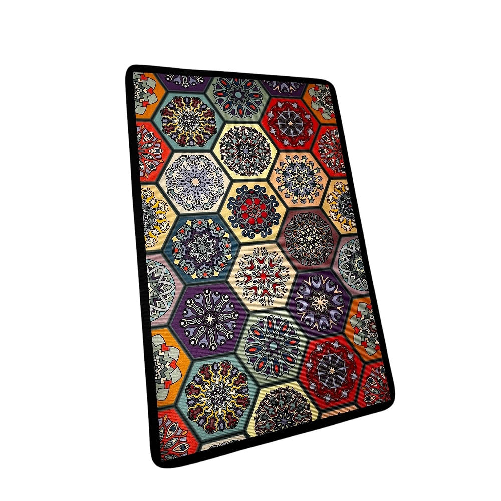 Alfombra Antideslizante Piso para la Entrada Rojo