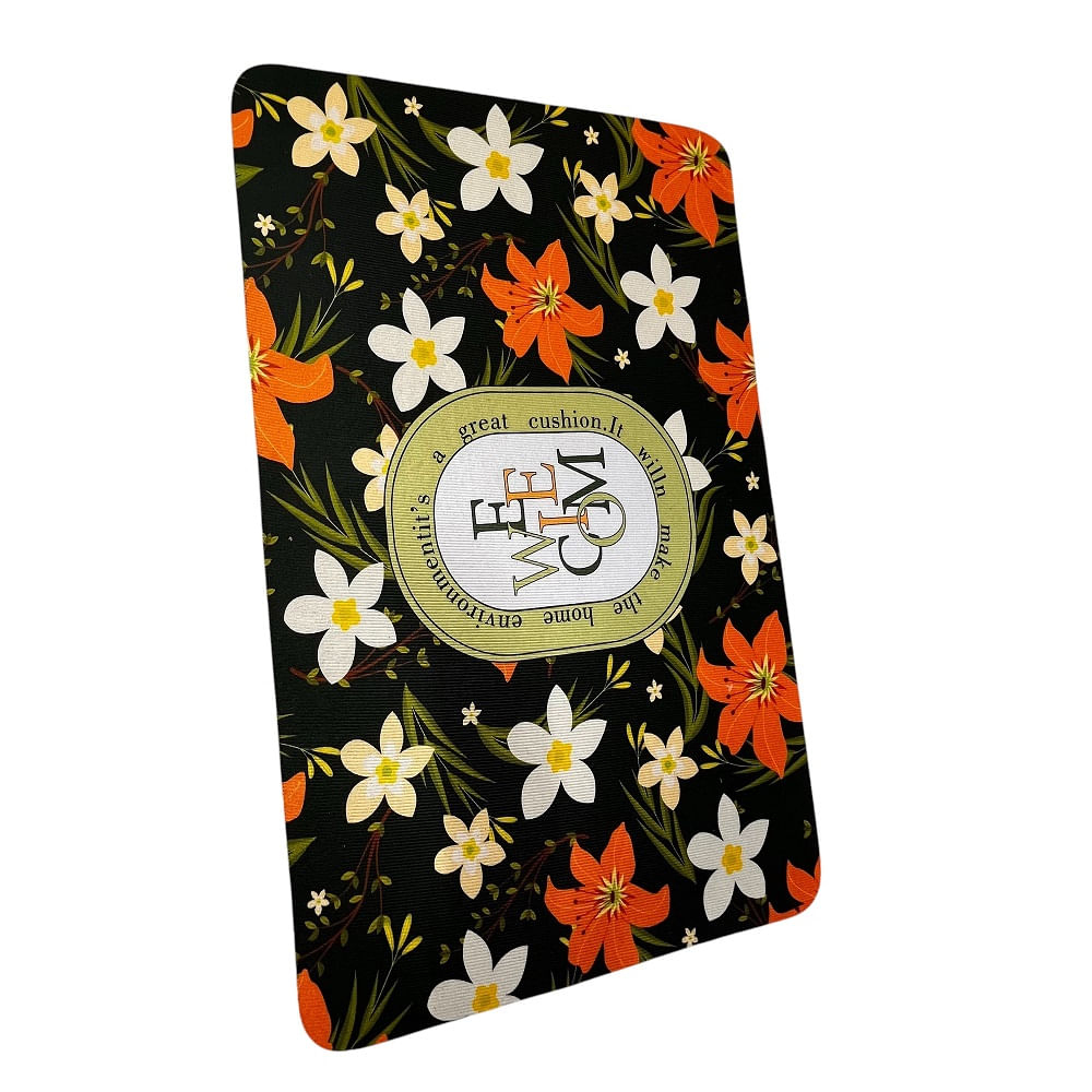 Alfombra Antideslizante Piso para la Entrada Naranja