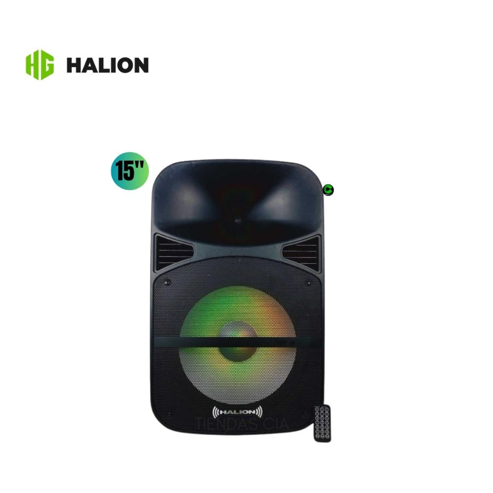 Parlante Activo Halion de 15"" de 1000W PMPO con Micrófono PHA-15MDB