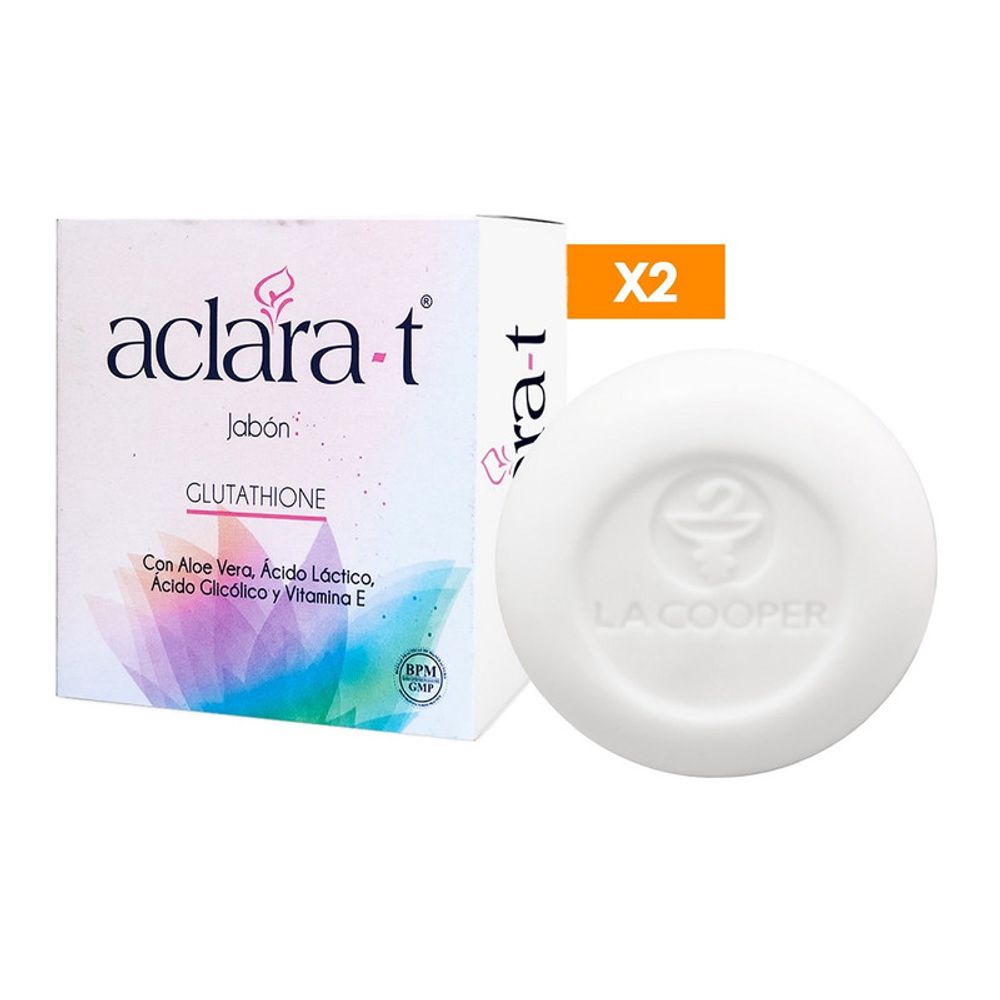 Jabón con Glutathione Aclara - T 2 Unidades Jabón con Glutathione Aclara - T 2 Unidades