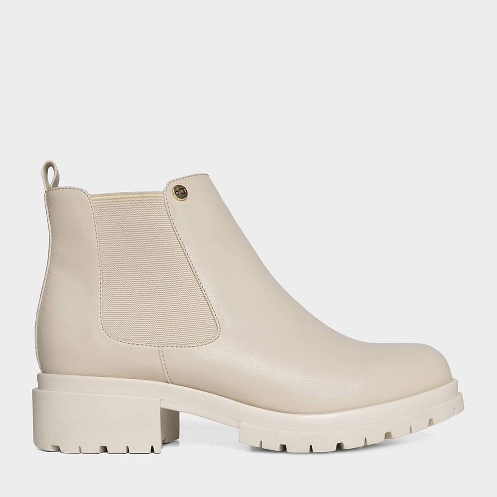 Botines Mujer FOOTLOOSE FLK-007 (35-39) VENECIA PU Hueso Talla 38 Botines Mujer FOOTLOOSE FLK-007 (35-39) VENECIA PU Hueso Talla 38