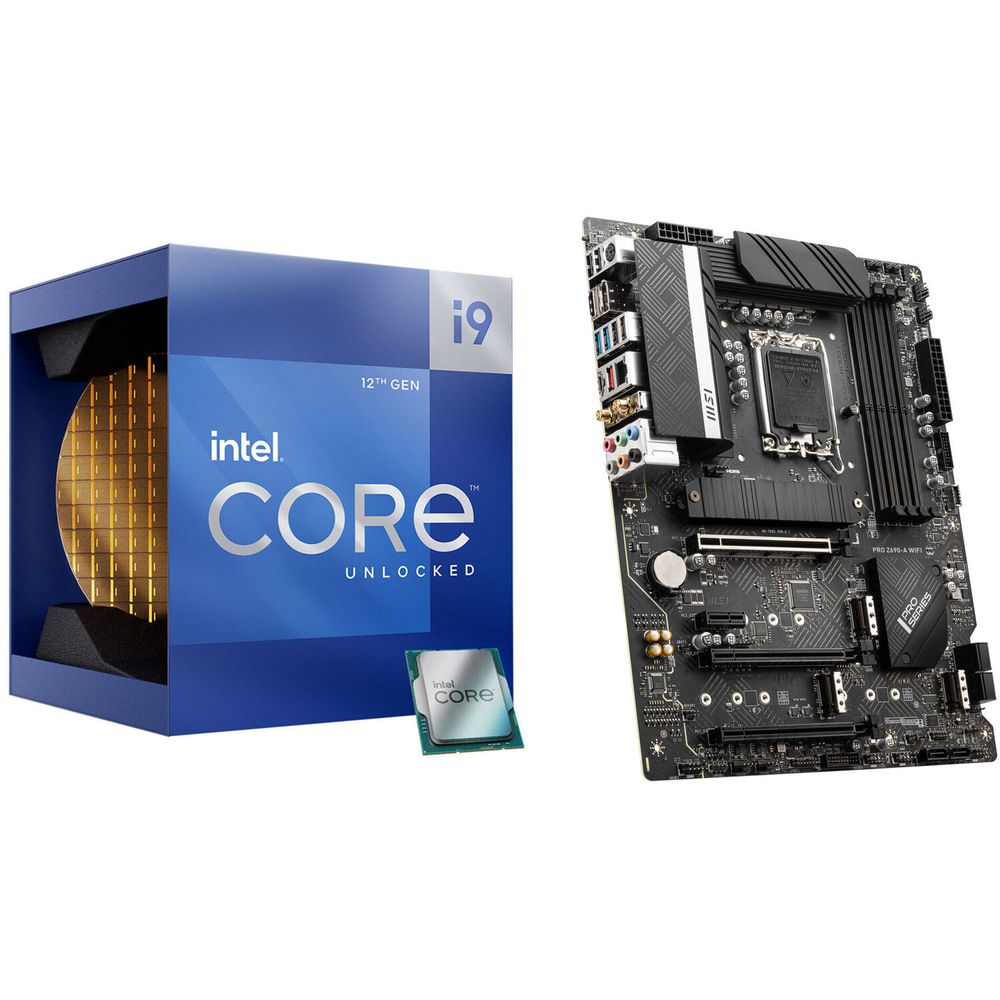 Bundle Procesador Intel Core I9 12900K 3.2 Ghz 16 Core Lga 1700 Y Placa Madre Msi Pro Z690 a Wifi Lg 1675862-REG Bundle Procesador Intel Core I9 12900K 3.2 Ghz 16 Core Lga 1700 Y Placa Madre Msi Pro Z690 a Wifi Lg 1675862-REG