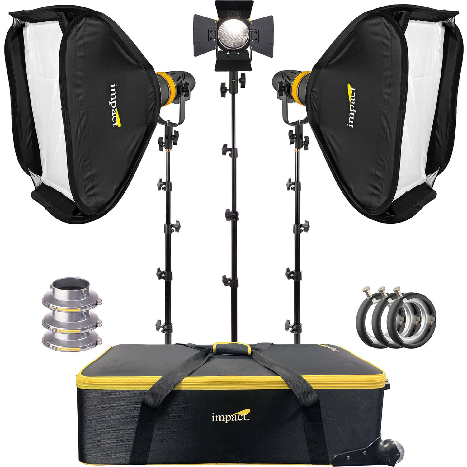 Kit de Luces Genaray Torpedo Bi Color Led 3 Light Deluxe