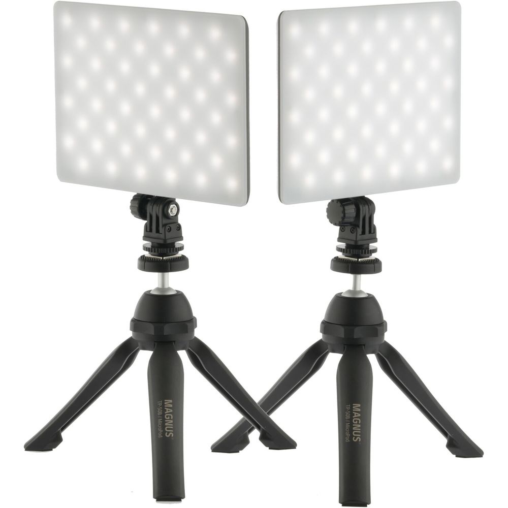 Kit de 2 X Luces Led Suaves Genaray Sl 57 Y 2 X Trípodes de Mesa Micropod 1560634-REG Kit de 2 X Luces Led Suaves Genaray Sl 57 Y 2 X Trípodes de Mesa Micropod 1560634-REG