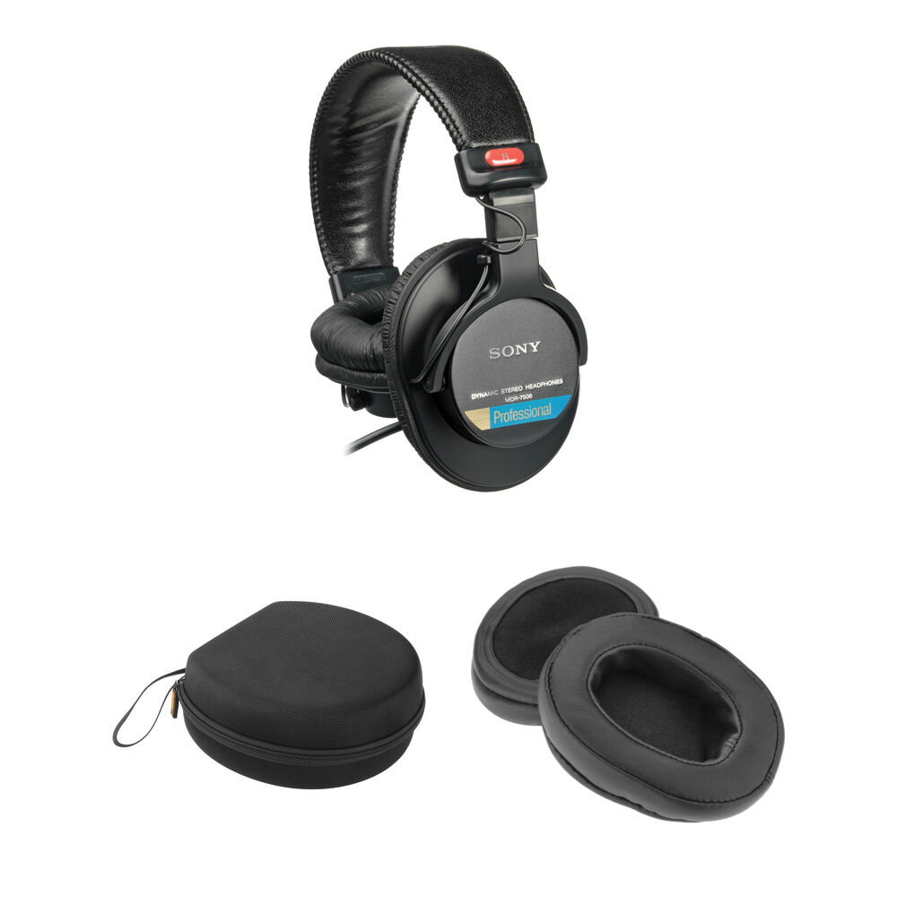 Auriculares Sony MDR-7506 con Almohadillas Profundas y Estuche de Viaje