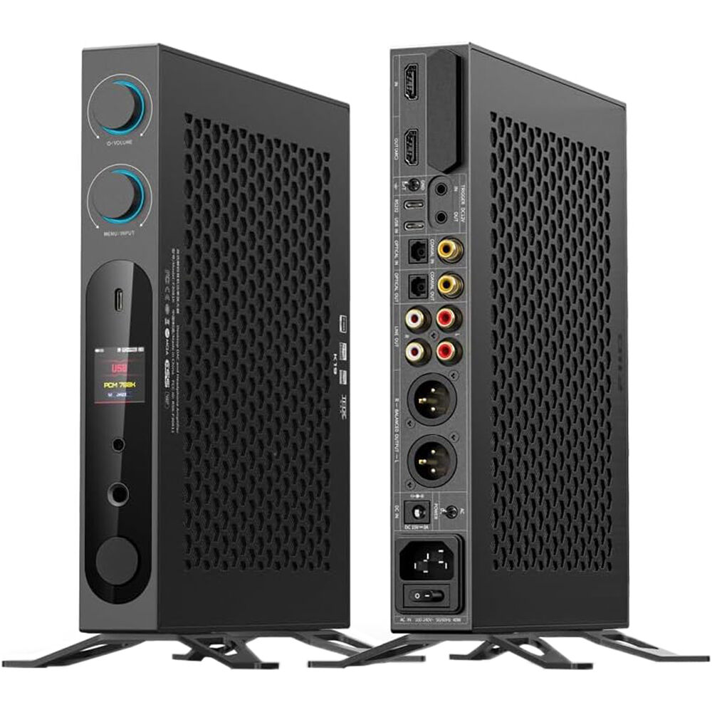 FiiO K19 DAC de Escritorio y Amplificador de Auriculares (Negro) - Compatible con Computadoras y Dis