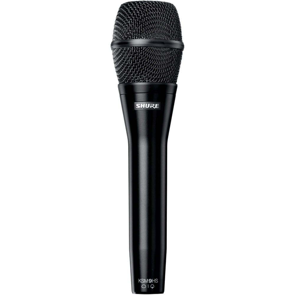 Micrófono Vocal de Mano Shure KSM9HS de Doble Diafragma y Patrones Múltiples (Negro) - Ideal para So 943301-REG Micrófono Vocal de Mano Shure KSM9HS de Doble Diafragma y Patrones Múltiples (Negro) - Ideal para So 943301-REG