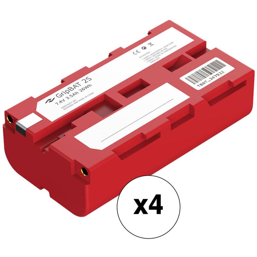 Batería Kinefinity GripBAT 2S L-Series (Paquete de 4) - Compatible con Equipos L-Series, 3500mAh, 5A 1749269-REG Batería Kinefinity GripBAT 2S L-Series (Paquete de 4) - Compatible con Equipos L-Series, 3500mAh, 5A 1749269-REG