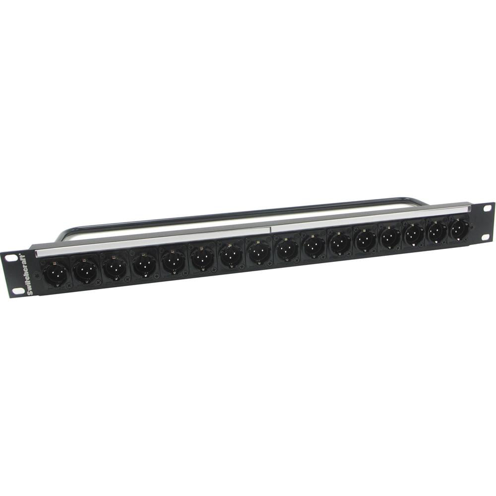 Patchbay Switchcraft QG Series 1-RU con 16 Conectores XLR Macho - Conectores EH Series, Pines/Contac 935946-REG Patchbay Switchcraft QG Series 1-RU con 16 Conectores XLR Macho - Conectores EH Series, Pines/Contac 935946-REG