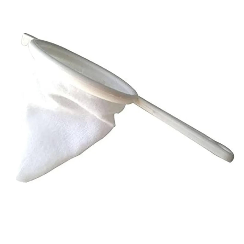 Colador De Café, Filtro De Tela, Malla, Mango Grande De Plastico