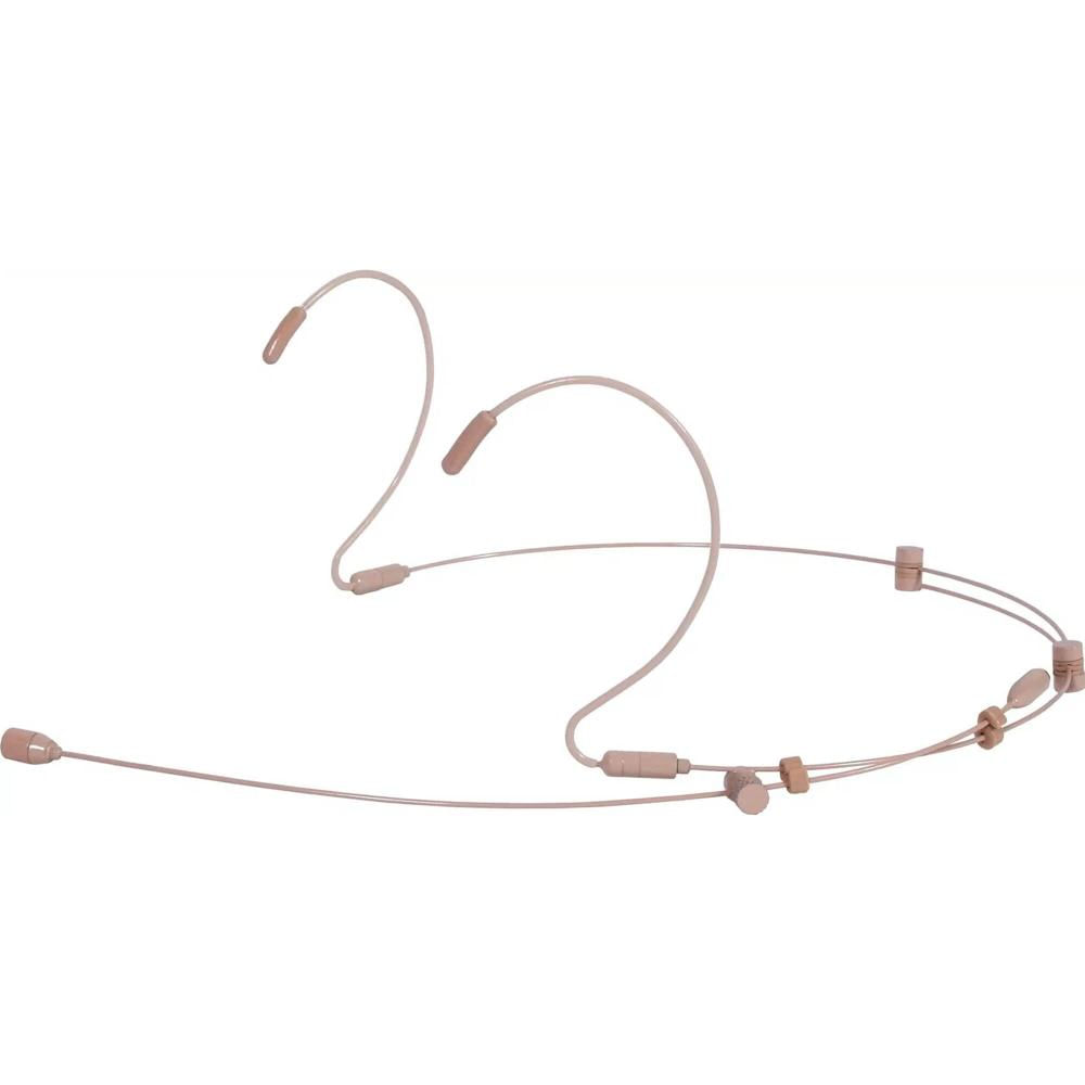 Micrófono de Auricular Doble Ajustable Galaxy Audio HSM4F con 4 Cables TA3F (Beige) - Compatible con 1805580-REG Micrófono de Auricular Doble Ajustable Galaxy Audio HSM4F con 4 Cables TA3F (Beige) - Compatible con 1805580-REG