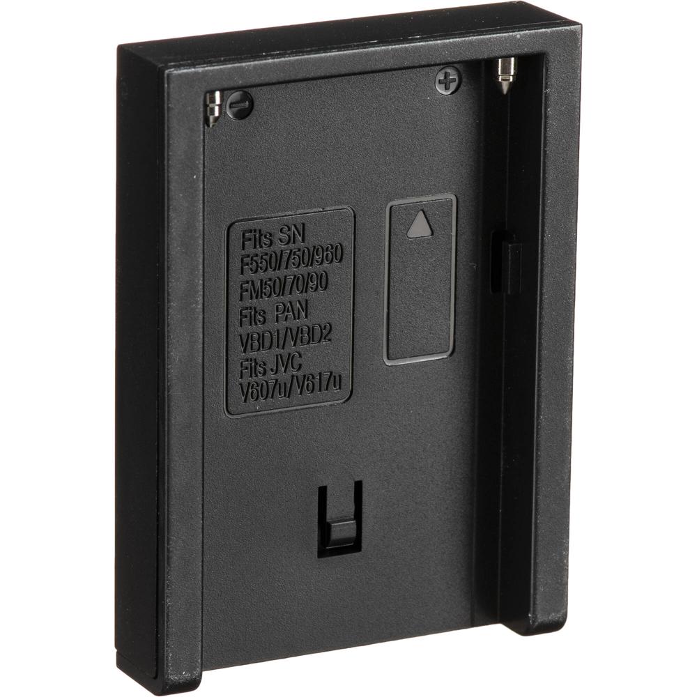 Adaptador de Batería NP-F/L-Series para Base de Cargador CMDual - Incluye 1 Placa, Compatible con la 1581293-REG Adaptador de Batería NP-F/L-Series para Base de Cargador CMDual - Incluye 1 Placa, Compatible con la 1581293-REG