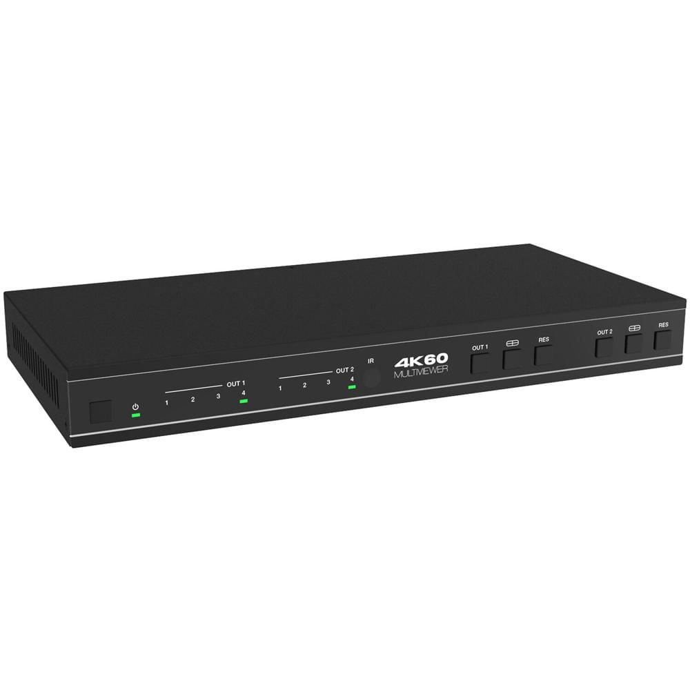 A-Neuvideo 4x2 HDMI UHD 4K Multi-Viewer Switcher con 4 Entradas y 2 Salidas, Soporta Video hasta UHD 1745537-REG A-Neuvideo 4x2 HDMI UHD 4K Multi-Viewer Switcher con 4 Entradas y 2 Salidas, Soporta Video hasta UHD 1745537-REG