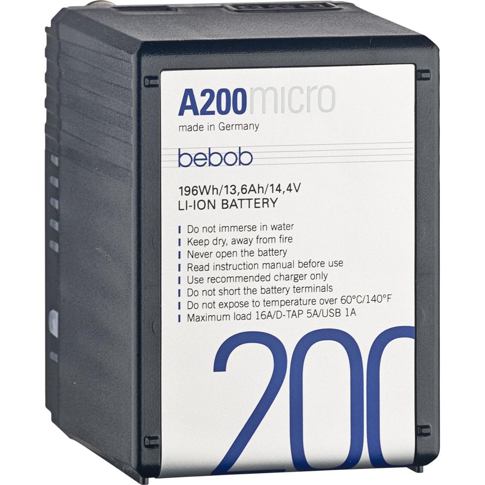 Batería Li-Ion Bebob A200 Micro 14.4V 196Wh (Montaje Gold) - Compacta, 5 Salidas, Resistente a Caída 1594106-REG Batería Li-Ion Bebob A200 Micro 14.4V 196Wh (Montaje Gold) - Compacta, 5 Salidas, Resistente a Caída 1594106-REG