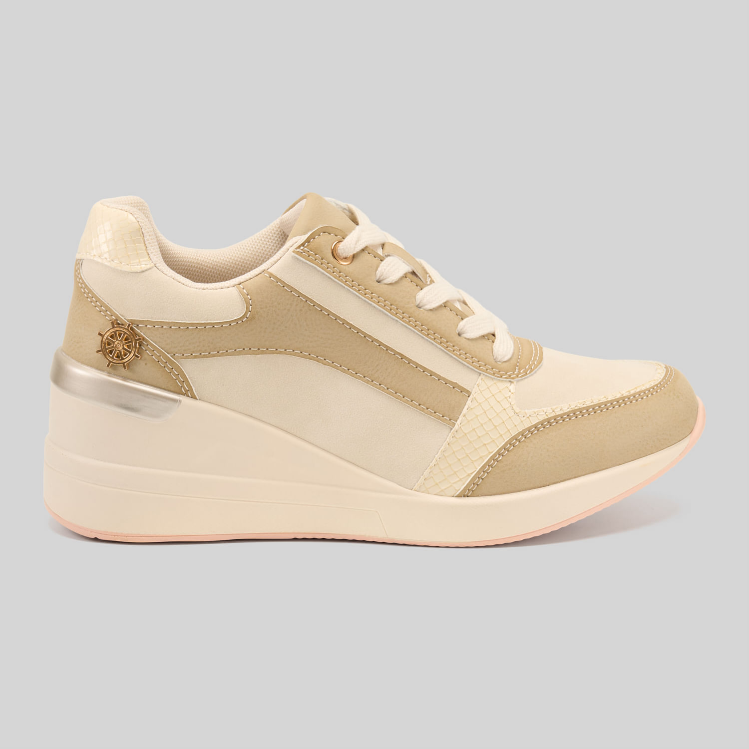 Zapatillas Urbanas Mujer Madison Dosi Beige