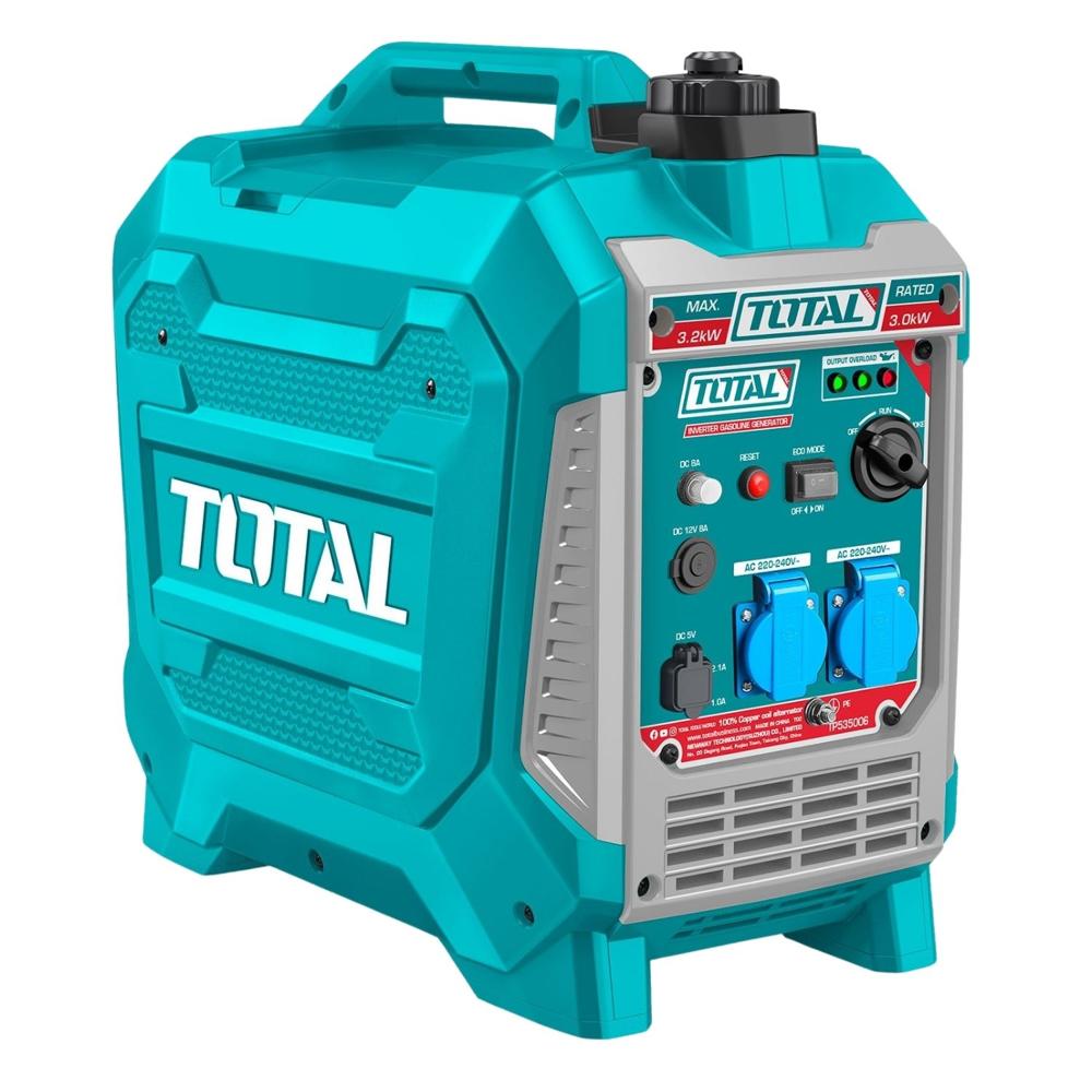 Generador Gasolinero Silencioso Encapsulado 3200w Total TP535006 Generador Gasolinero Silencioso Encapsulado 3200w Total TP535006