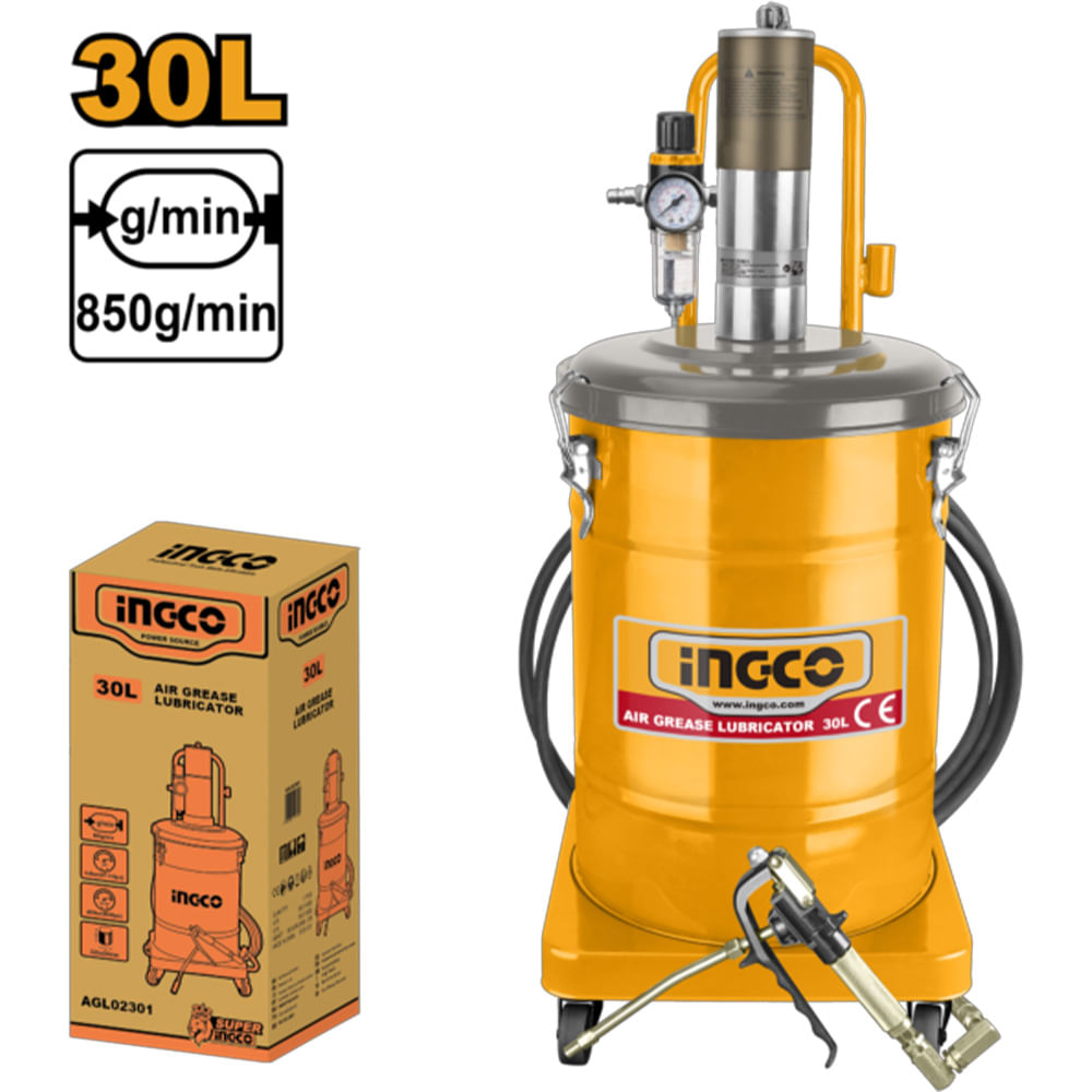 Engrasadora Neumática Ingco 30L AGL02301