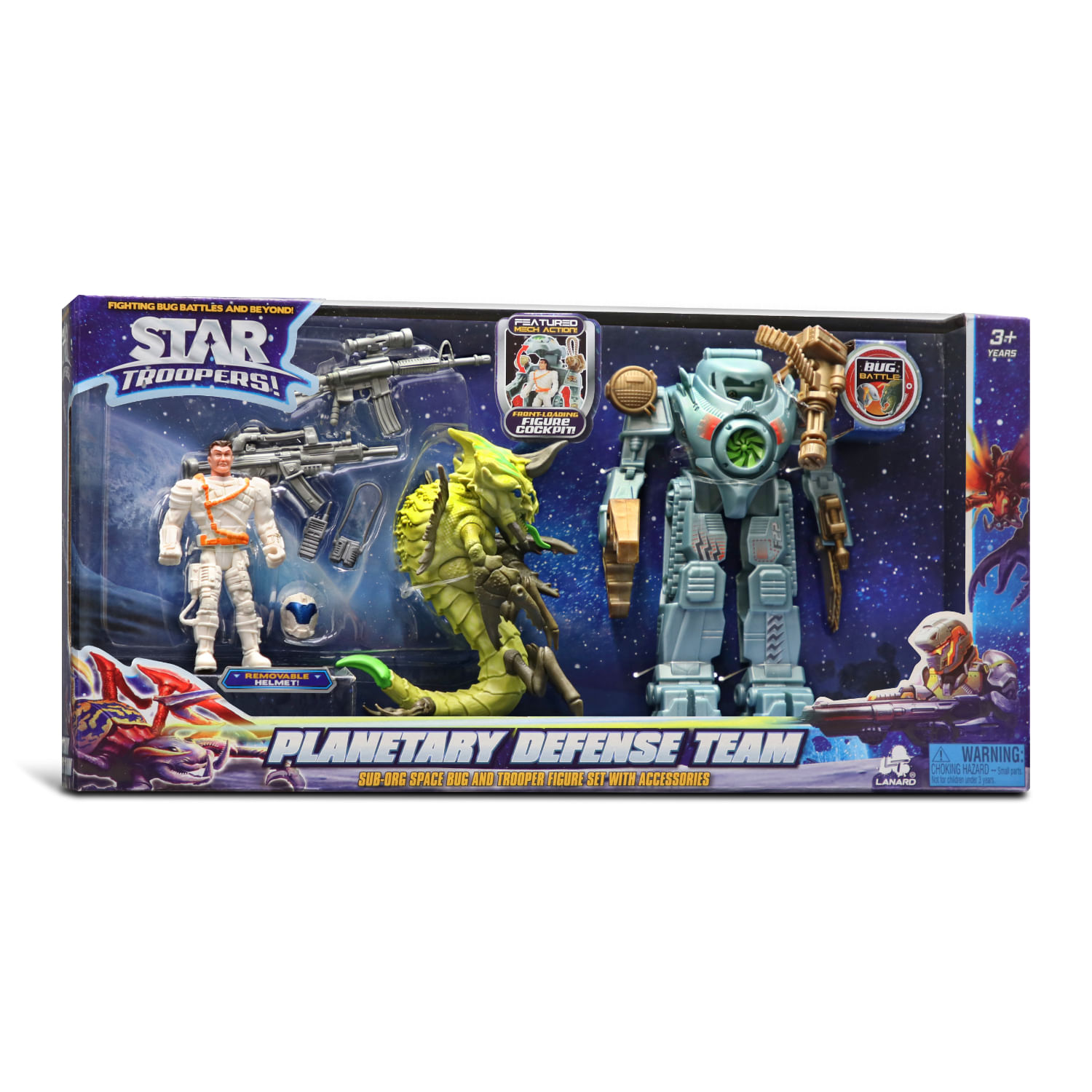 Set De Juego Star Troopers Defensa Planetaria Con Robot