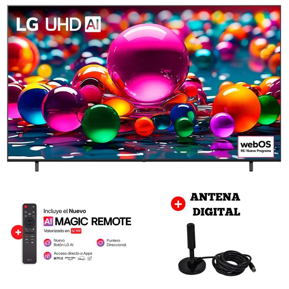 TELEVISOR 75'' LG UHD 4K 75UA8050PSA THINQ AI 2025 - Ant - Magic
