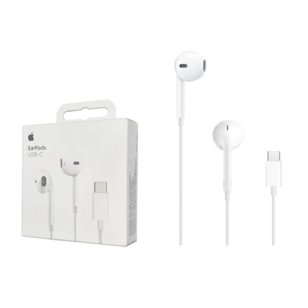 Audífono EarPods APPLE Con conector Tipo C Original Blanco