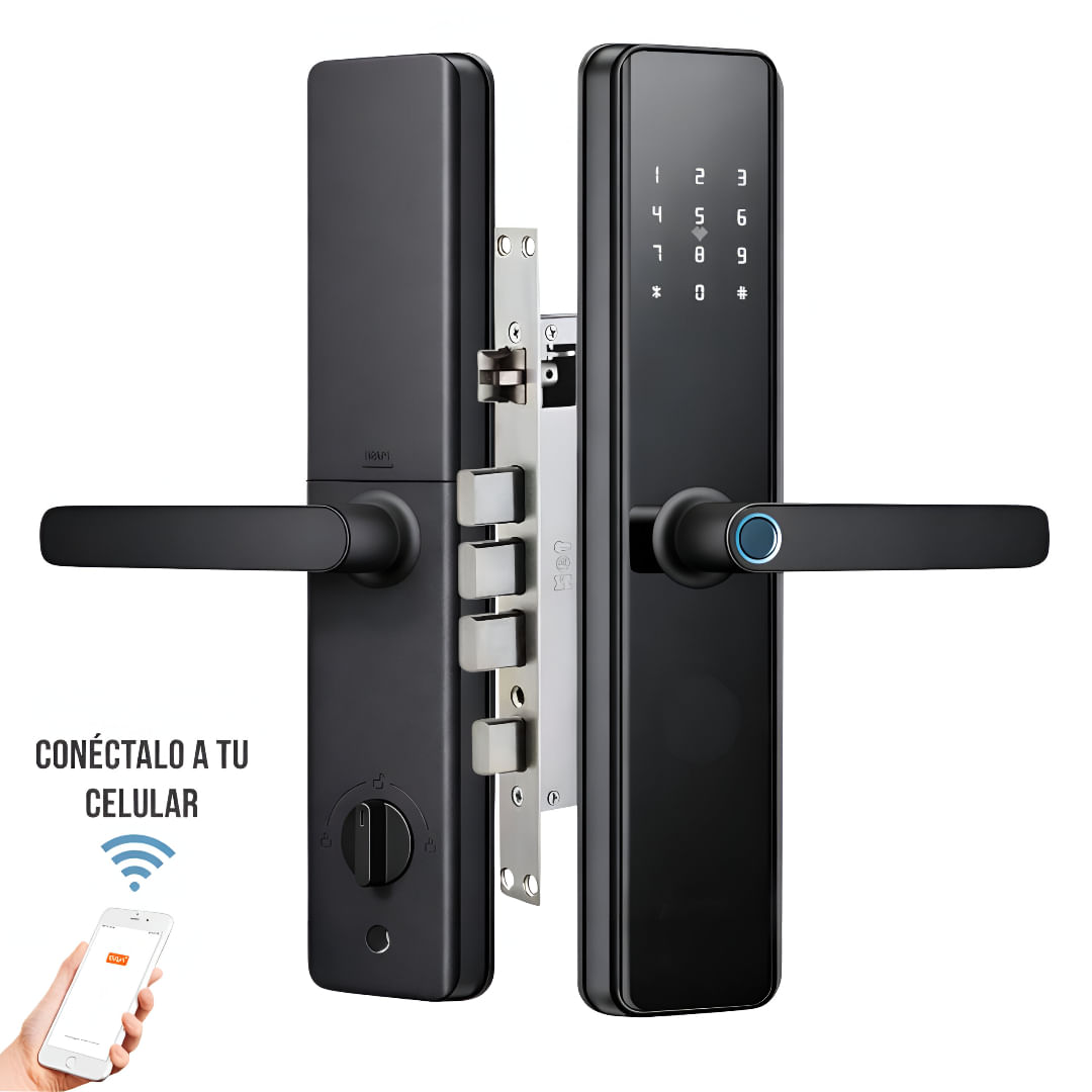 Cerradura Smart Digital 6 modos mas 5 Seguros y Asesoría Instalación