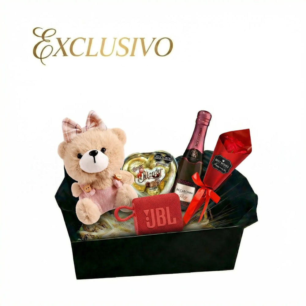 Obsequio San Valentin Box JBL GO 4 Rojo Premium