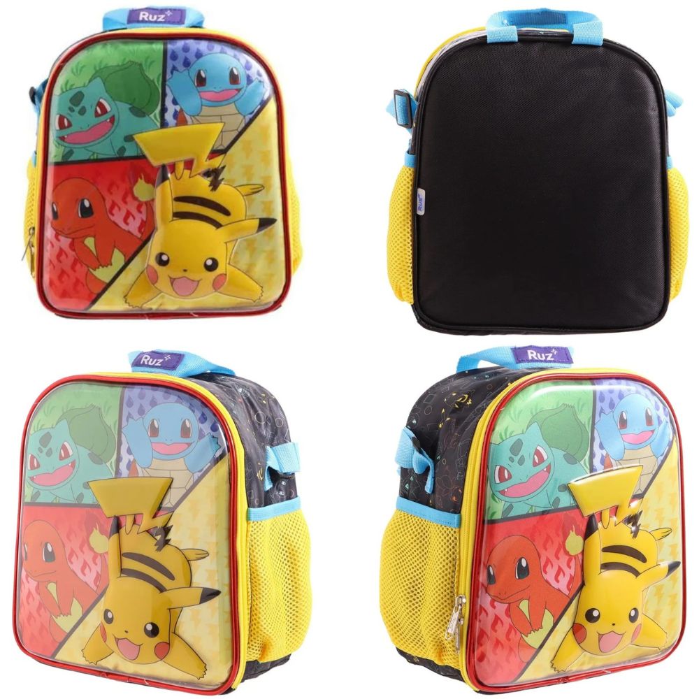 Lonchera Pokémon Amigos Térmica Escolar Amarillo Pikachu