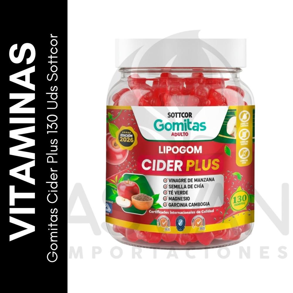 Gomitas Cider Plus Adulto – Sottcor (130 unidades)