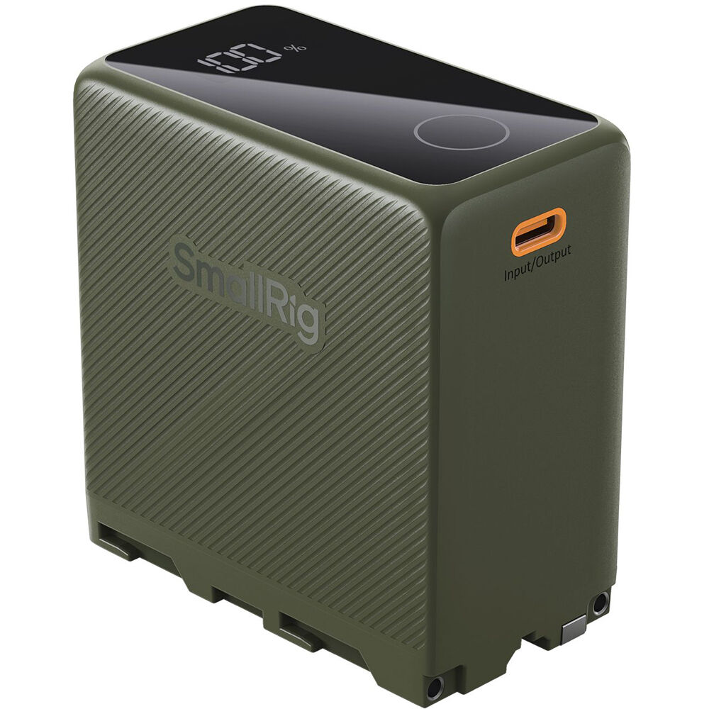 Batería Recargable USB-C para Cámara SmallRig L-Series/NP-F970 (Verde) - 10,500mAh, Carga Rápida, Pr 1820857-REG Batería Recargable USB-C para Cámara SmallRig L-Series/NP-F970 (Verde) - 10,500mAh, Carga Rápida, Pr 1820857-REG