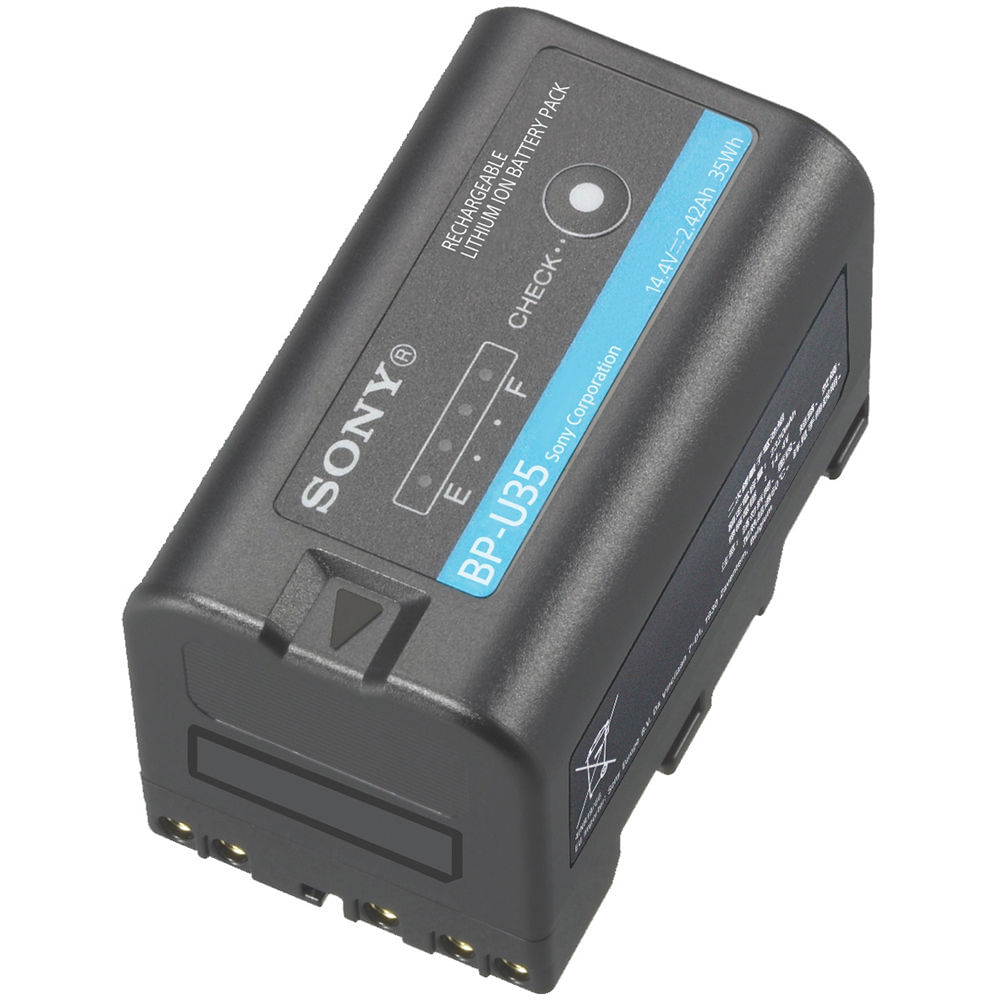 Batería de Litio Sony BP-U35 para Cámaras Selectas (FS7, Etc.) - Capacidad de 35Wh, Comunicación con 1516157-REG Batería de Litio Sony BP-U35 para Cámaras Selectas (FS7, Etc.) - Capacidad de 35Wh, Comunicación con 1516157-REG