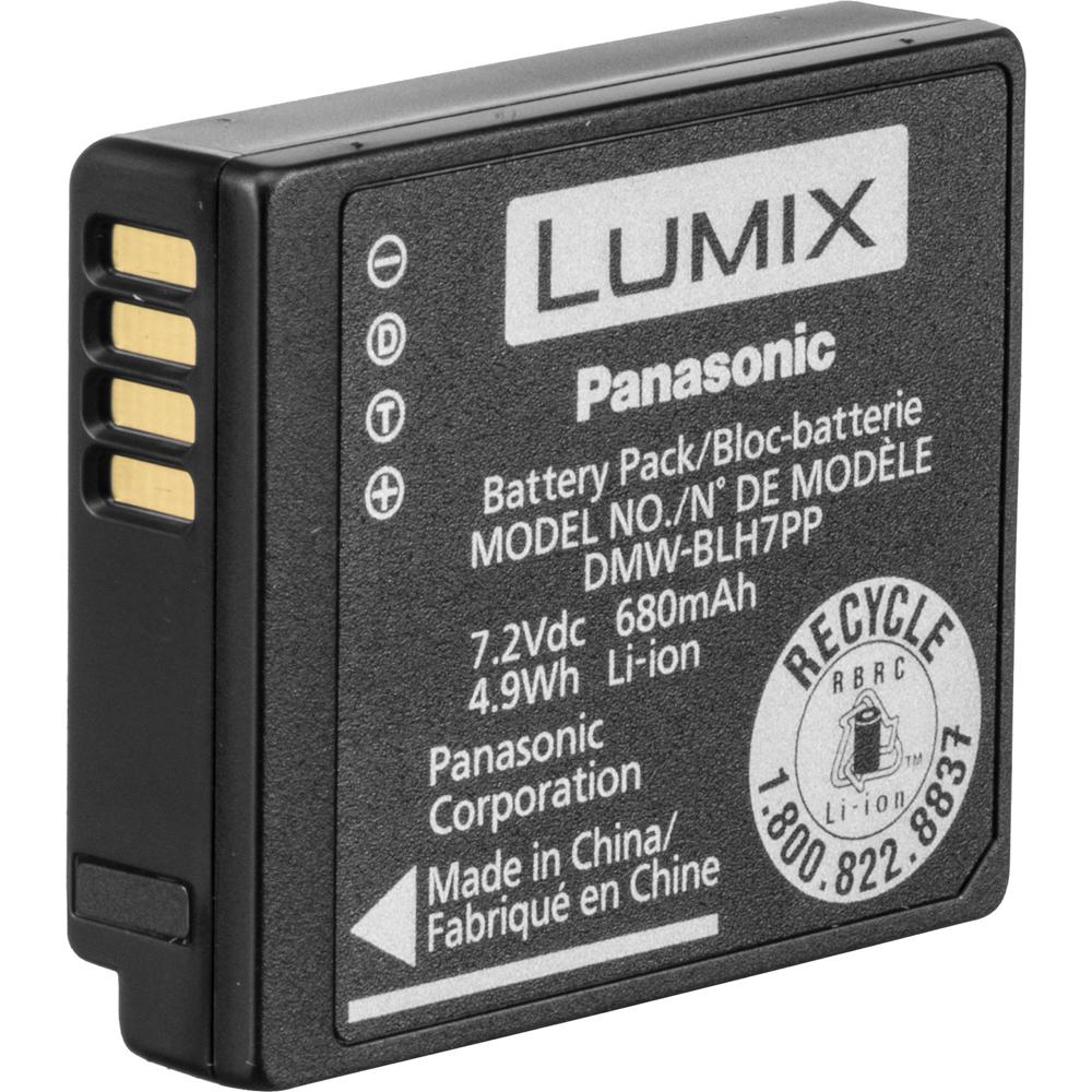 Batería Recargable de Litio-Ion Panasonic DMW-BLH7 (7.2V, 680mAh) para Cámaras Digitales Lumix Selec 1016164-REG Batería Recargable de Litio-Ion Panasonic DMW-BLH7 (7.2V, 680mAh) para Cámaras Digitales Lumix Selec 1016164-REG