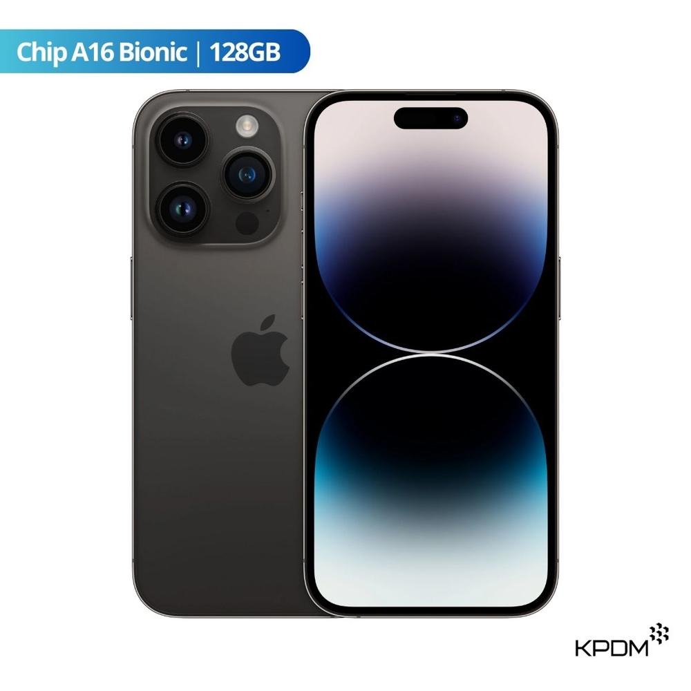 iPhone 14 Pro 128GB Negro Espacial eSIM Reacondicionado Grado A